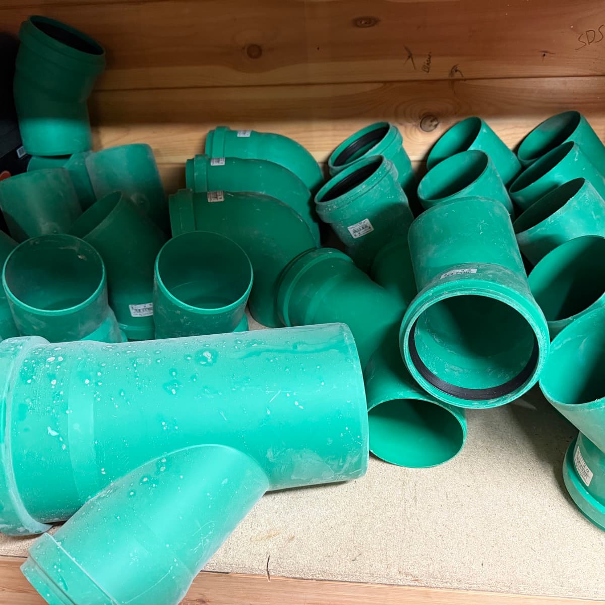 Græn PVC píputengi