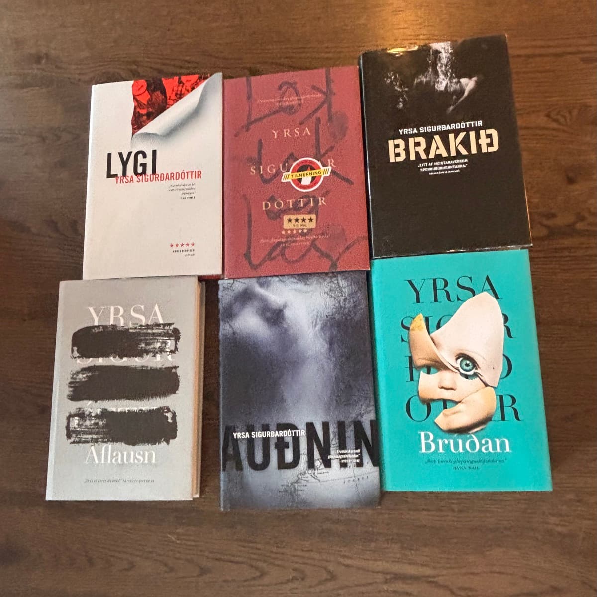 Bækur eftir Yrsu Sigurðardóttur