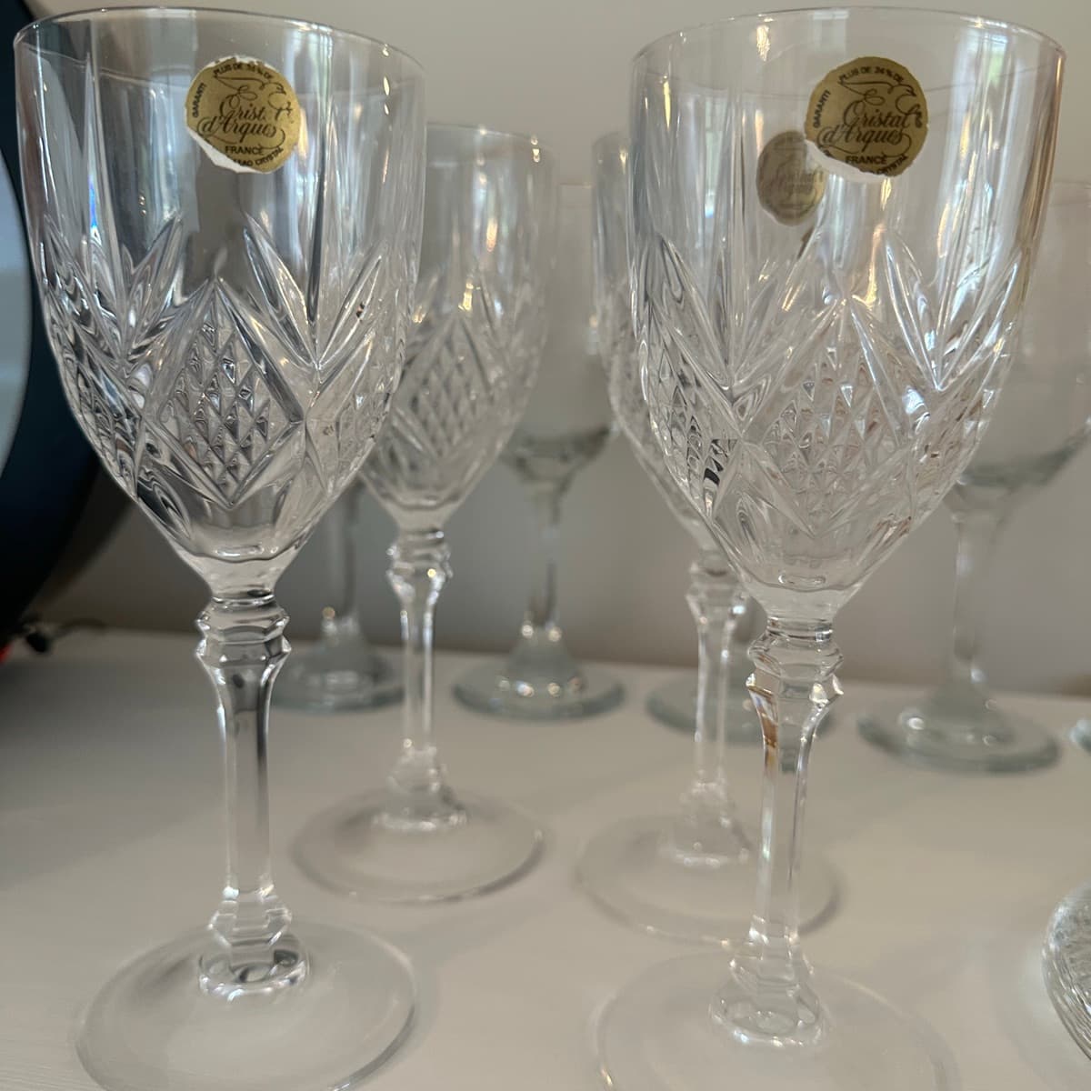 Cristal d'Arques vínglös
