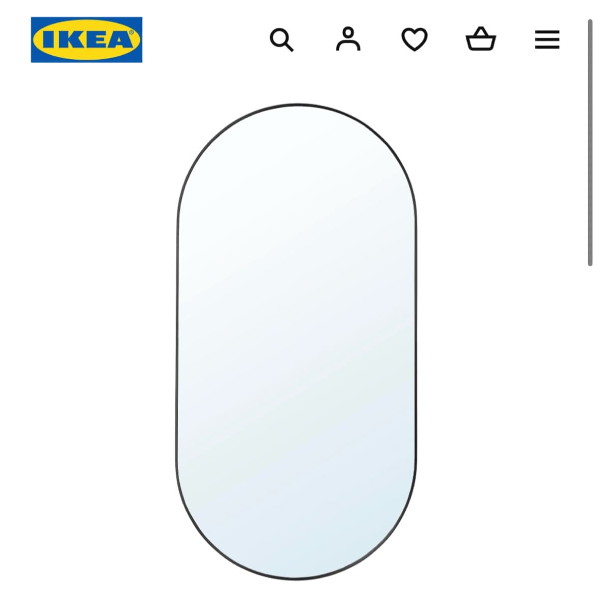 IKEA LINDBYN spegill