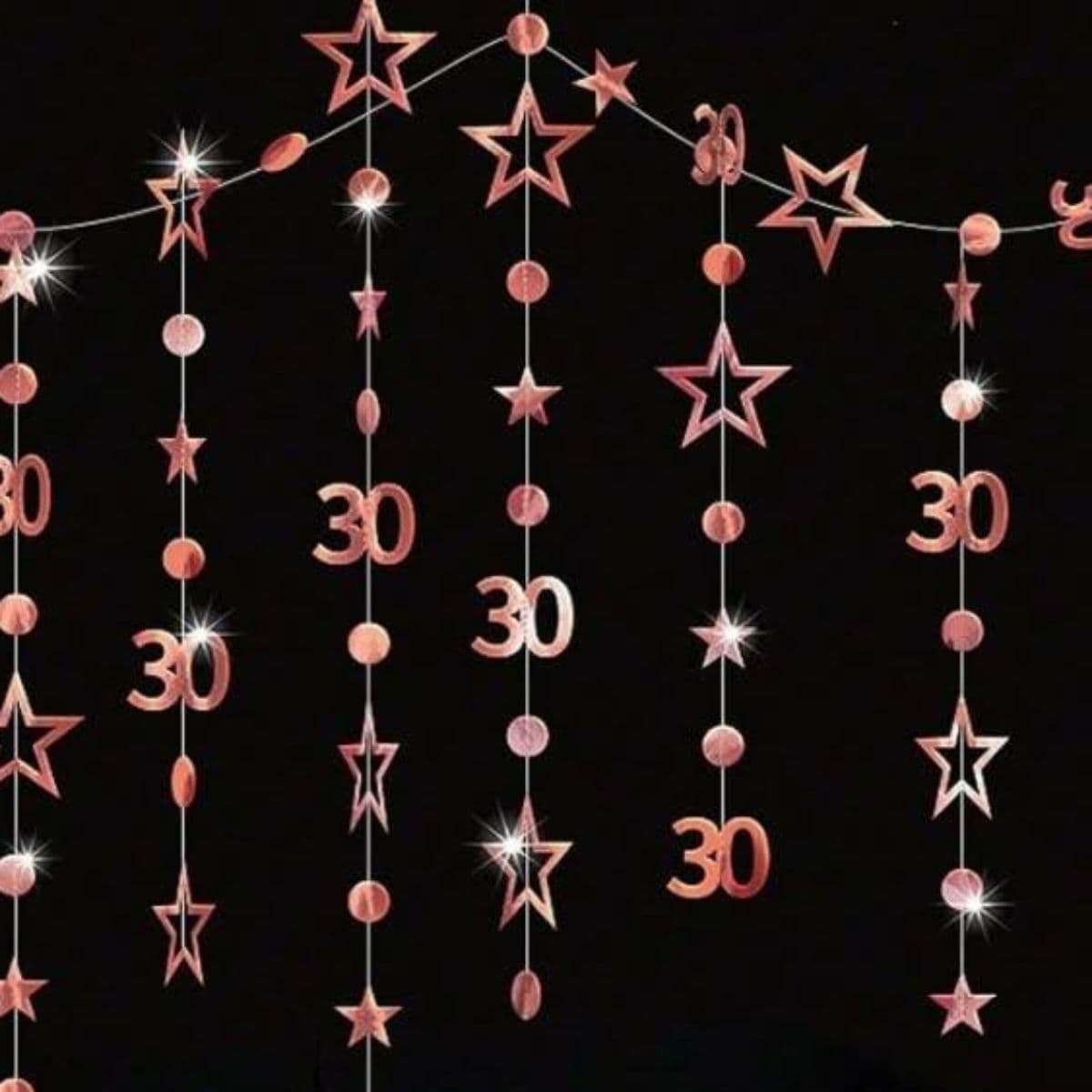 30 ára afmælisskraut